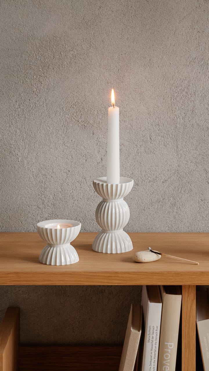 Świecznik Lyngby Tura 14 cm, Biały Lyngby Porcelæn