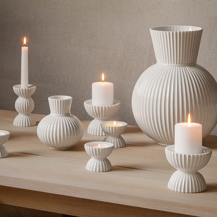 Świecznik Lyngby Tura 14 cm, Biały Lyngby Porcelæn