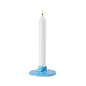 Świecznik Rhombe 3 cm - Niebieski - Lyngby Porcelæn