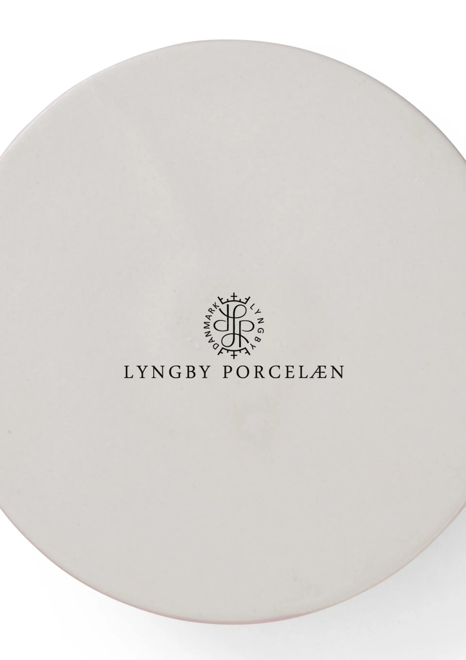 Świecznik Rhombe 3 cm, Różowy Lyngby Porcelæn