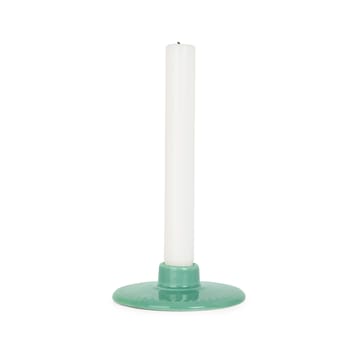 Świecznik Rhombe 3 cm - Zielony - Lyngby Porcelæn