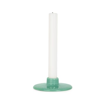 Świecznik Rhombe 3 cm - Zielony - Lyngby Porcelæn