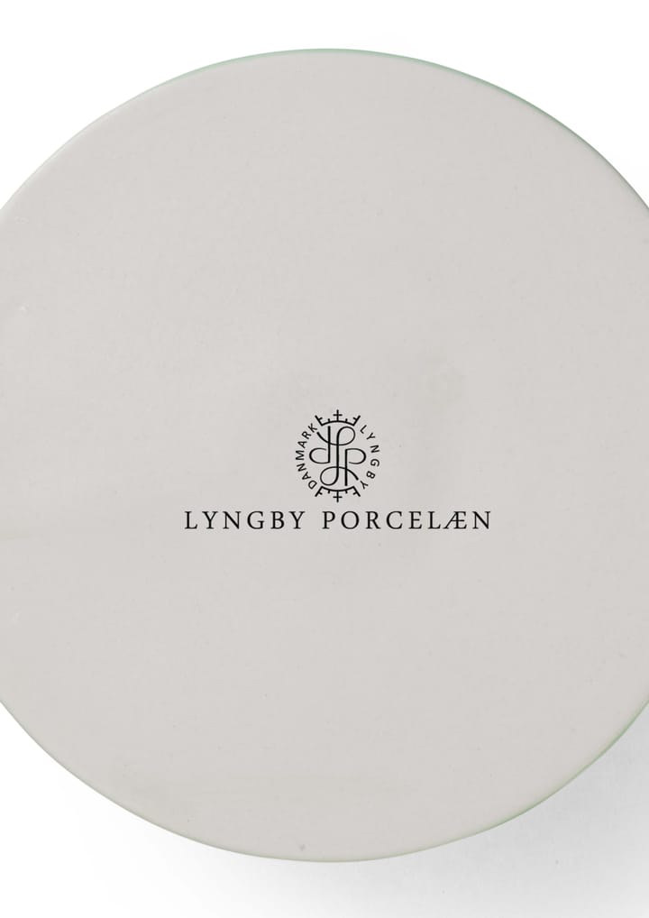 Świecznik Rhombe 3 cm - Zielony - Lyngby Porcelæn