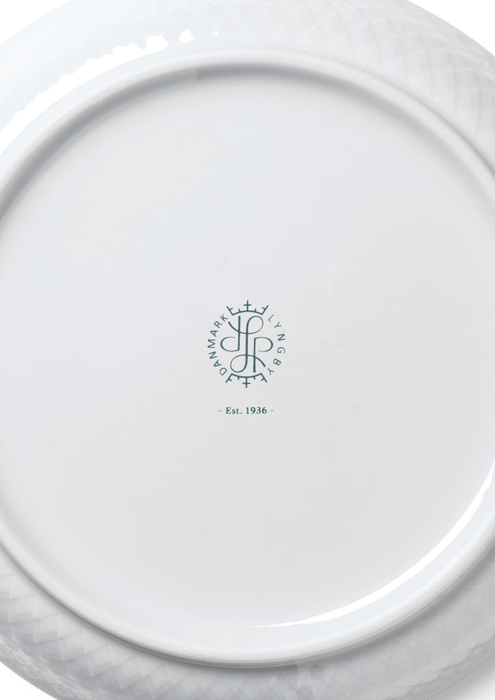 Talerz deserowy Rhombe Ø16 cm, Biały Lyngby Porcelæn