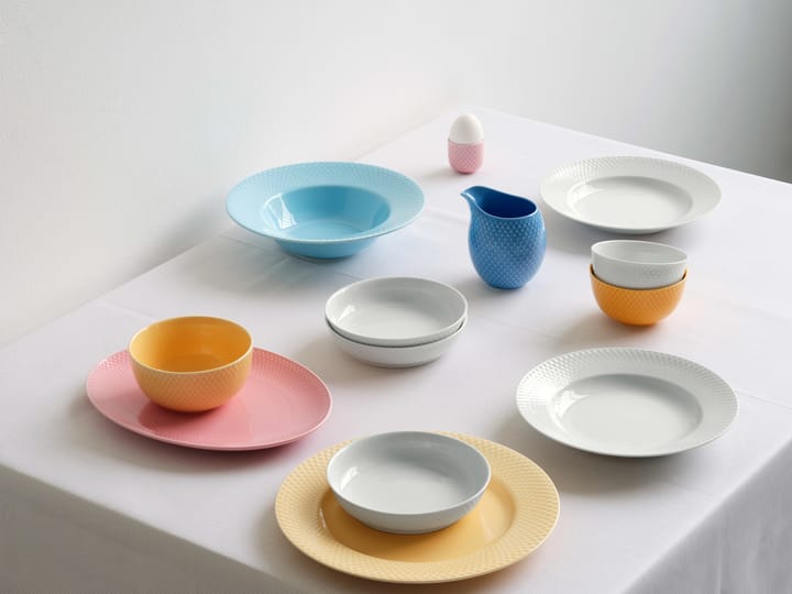 Talerz deserowy Rhombe Ø16 cm, Biały Lyngby Porcelæn