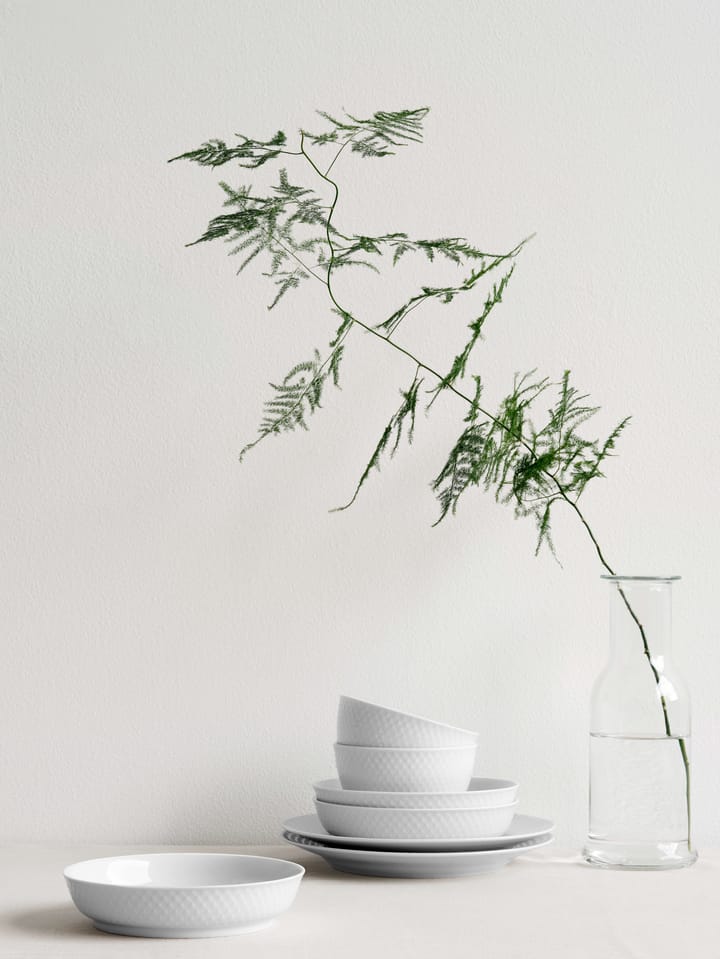Talerz deserowy Rhombe Ø16 cm, Biały Lyngby Porcelæn