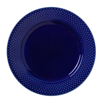Talerz Rhombe Ø23 cm - Ciemnoniebieski - Lyngby Porcelæn