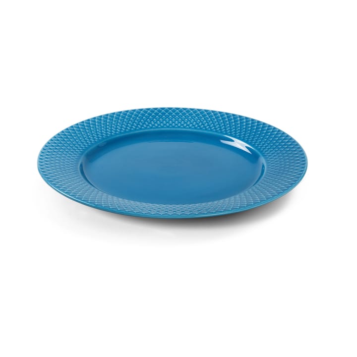Talerz Rhombe Ø27 cm, Niebieski Lyngby Porcelæn