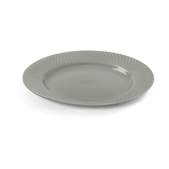 Talerz Rhombe Earth Ø21 cm, Moss Lyngby Porcelæn