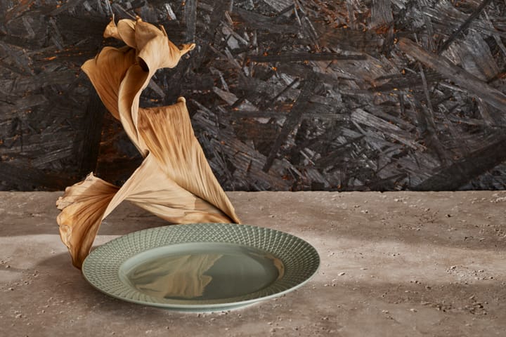 Talerz Rhombe Earth Ø21 cm, Moss Lyngby Porcelæn