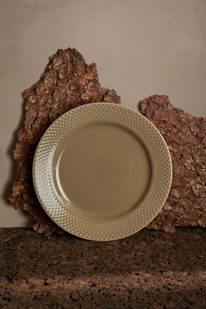 Talerz Rhombe Earth Ø23 cm, Clay Lyngby Porcelæn