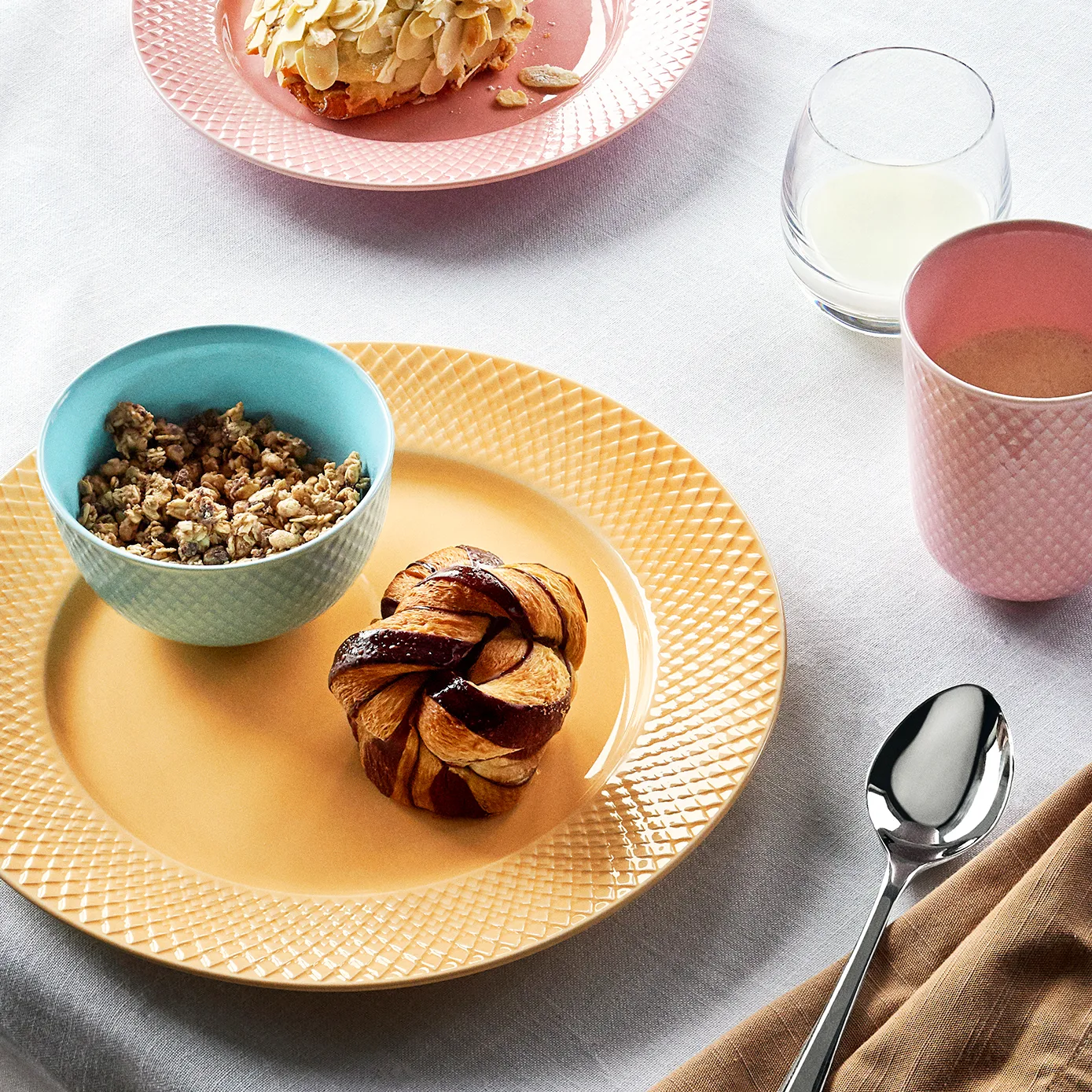 Talerz Rhombe piasek, 27 cm Lyngby Porcelæn