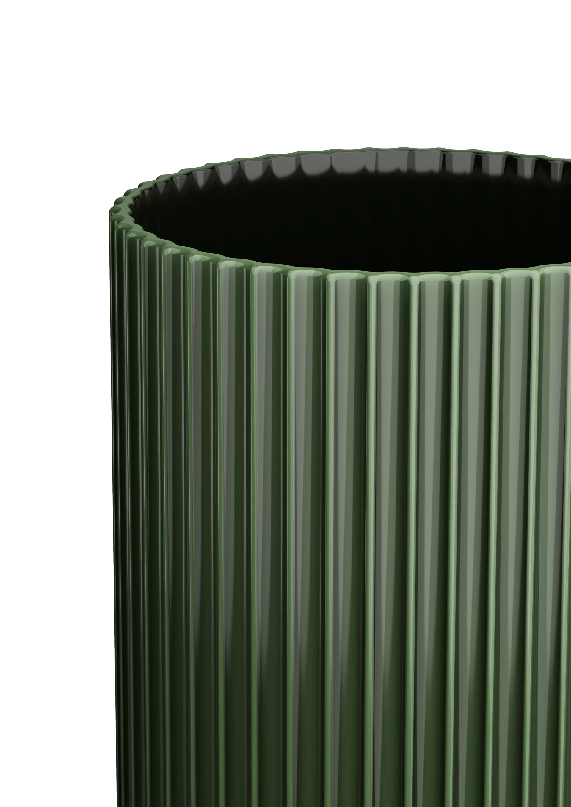 Wazon Lyngby, Ciemnozielony, 31 cm Lyngby Porcelæn