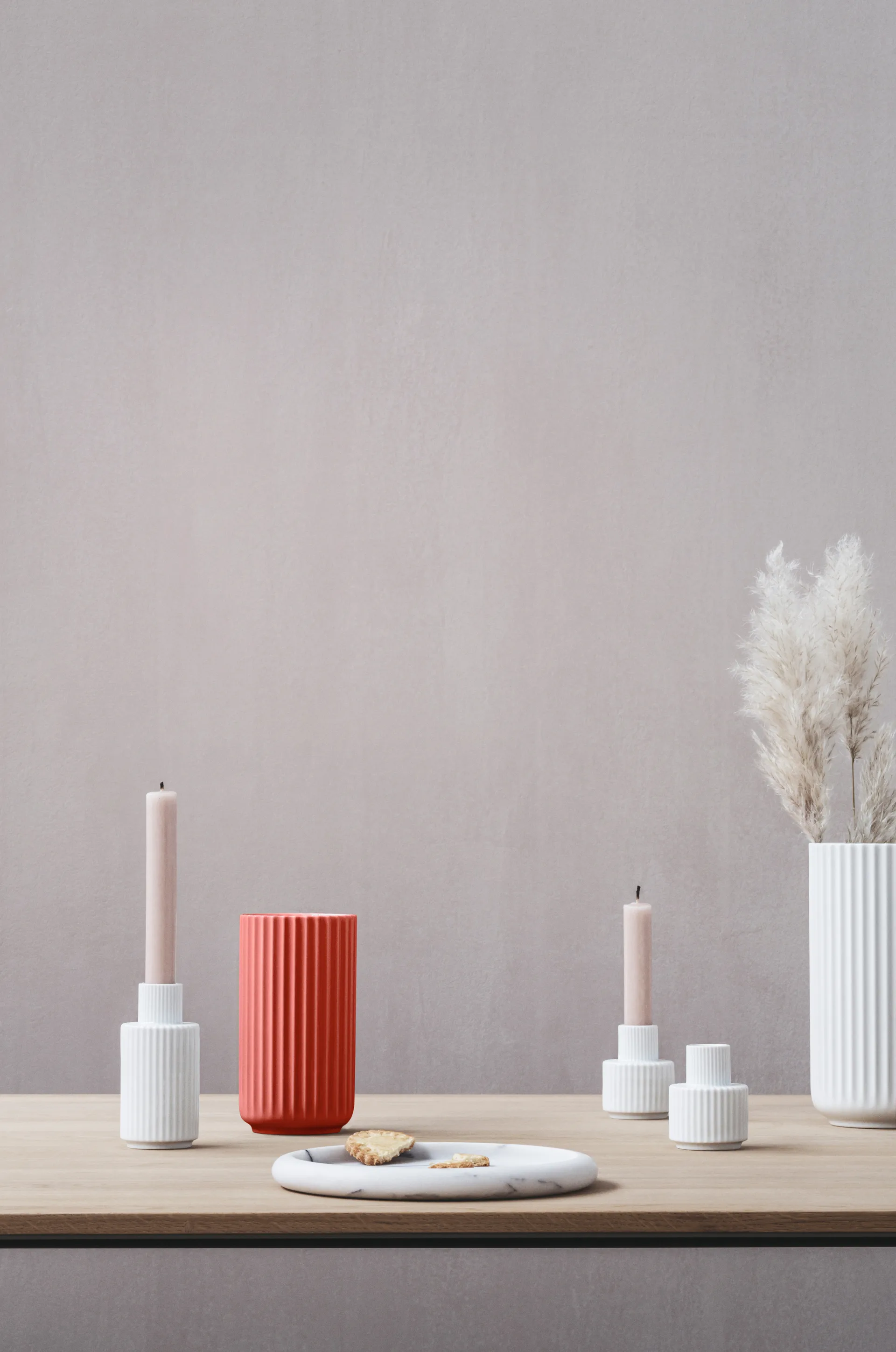 Wazon Lyngby, Czerwony, 15,5 cm Lyngby Porcelæn