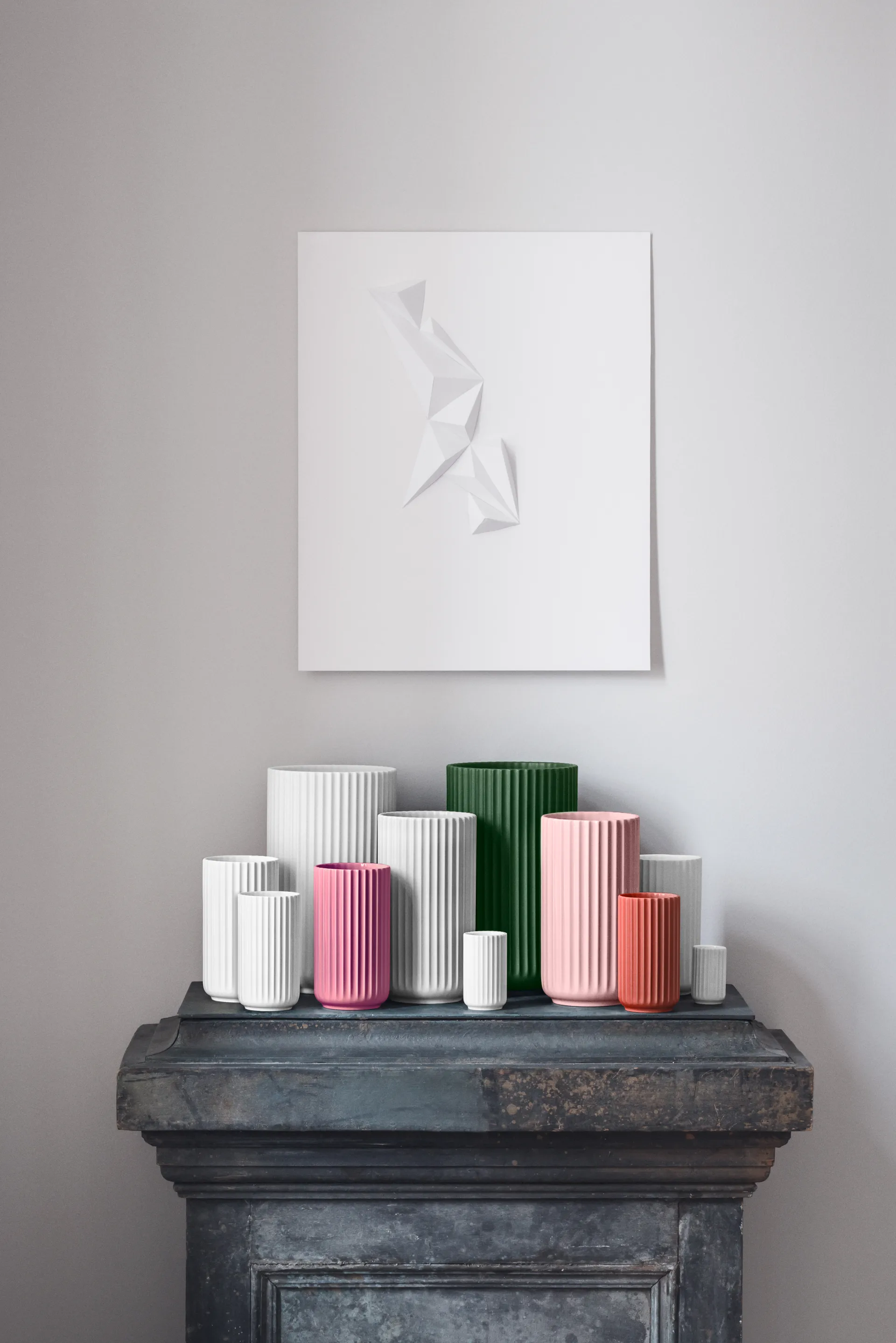 Wazon Lyngby, Różowy, 25 cm Lyngby Porcelæn