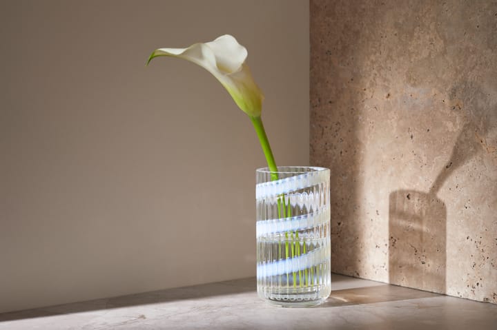 Wazon Lyngby, White swirl, 15,5 cm Lyngby Porcelæn