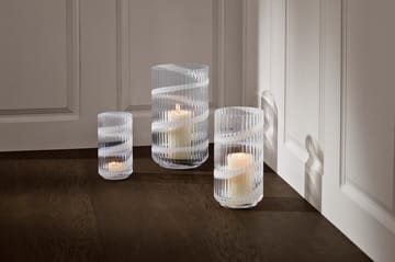 Wazon Lyngby - White swirl, 15,5 cm - Lyngby Porcelæn