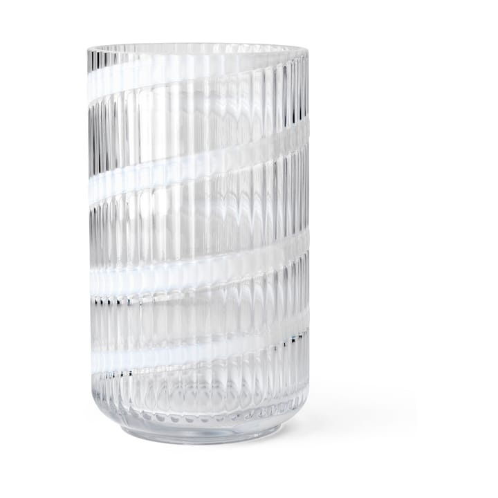 Wazon Lyngby - White swirl, 25 cm - Lyngby Porcelæn