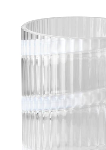 Wazon Lyngby - White swirl, 25 cm - Lyngby Porcelæn