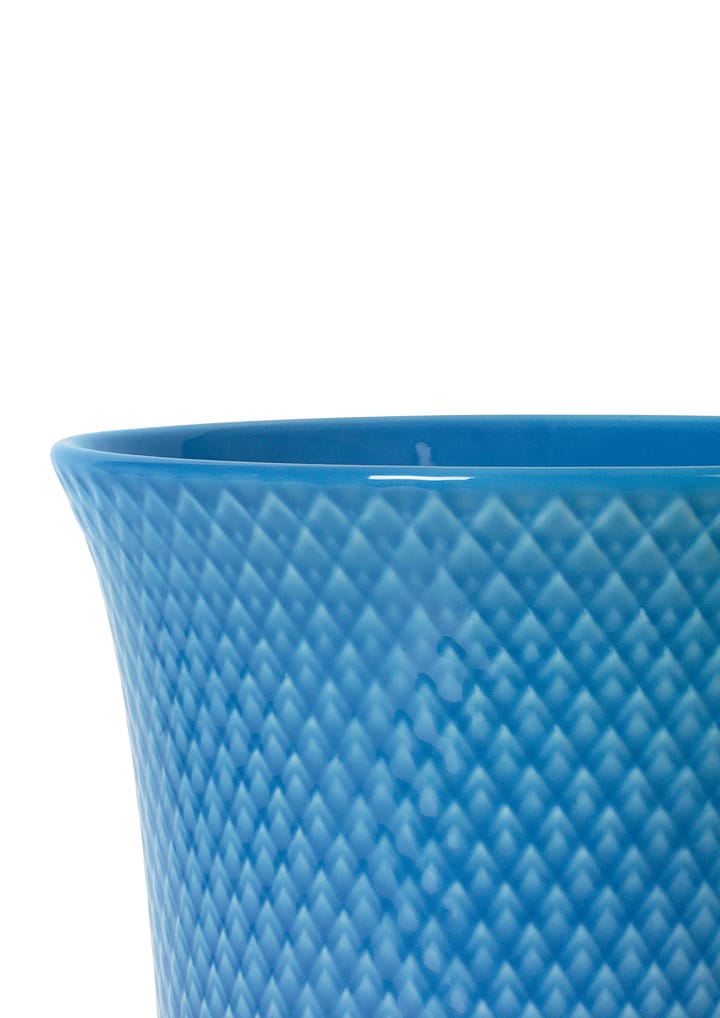 Wazon Rhombe 20 cm, Niebieski Lyngby Porcelæn