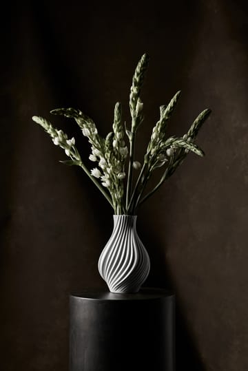 Wazon Twist 18 cm - Biały - Lyngby Porcelæn