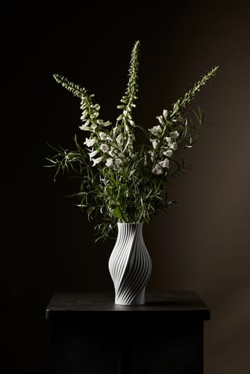 Wazon Twist 31 cm - Biały - Lyngby Porcelæn