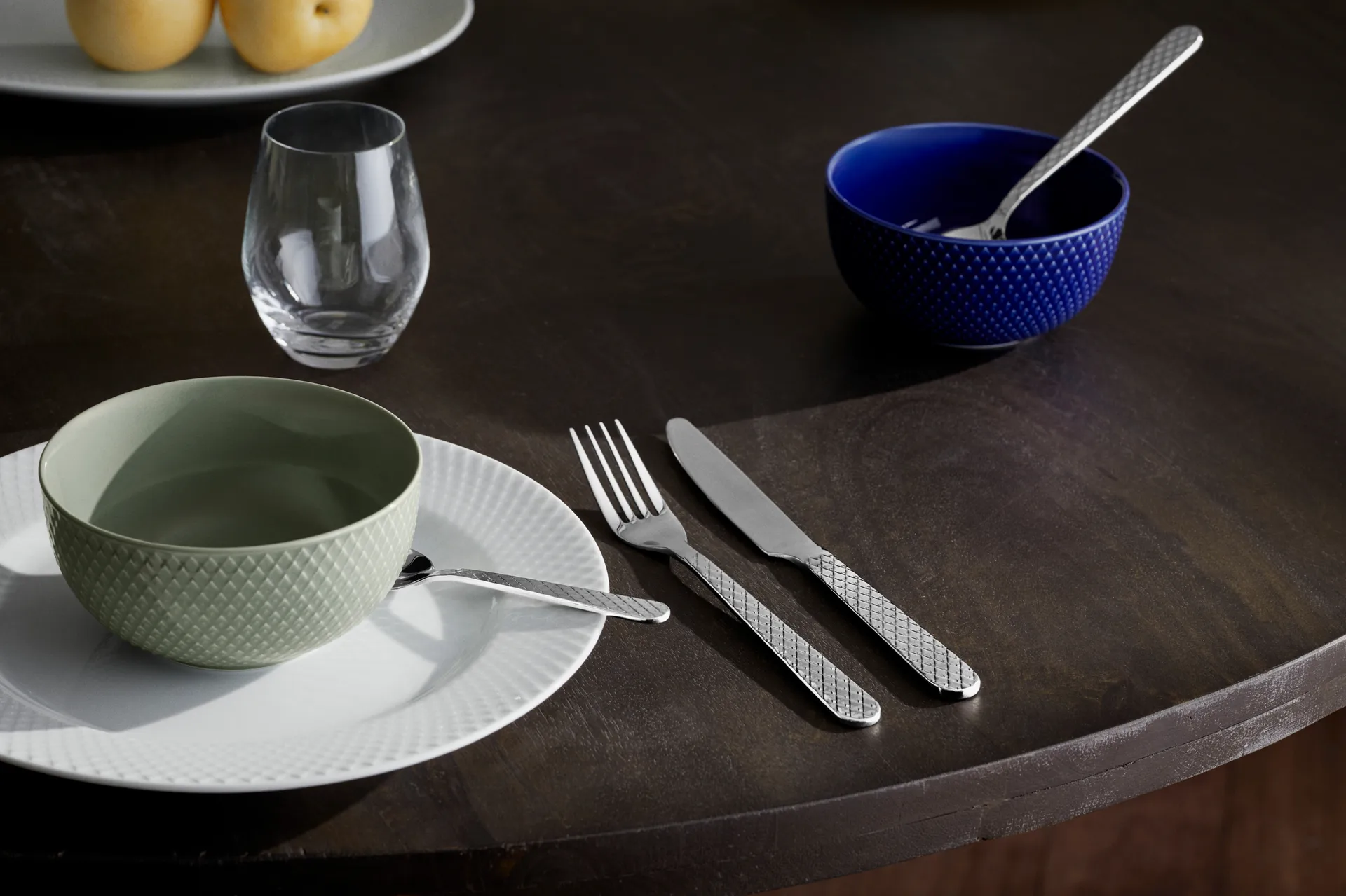 Zestaw sztućców Rhombe, 16 elementów Lyngby Porcelæn