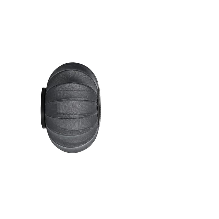 Knit-Wit 45 Oval lampa ścienna i sufitowa, Black Made By Hand