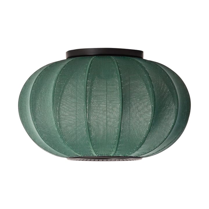 Knit-Wit 45 Oval lampa ścienna i sufitowa - Tweed green - Made By Hand