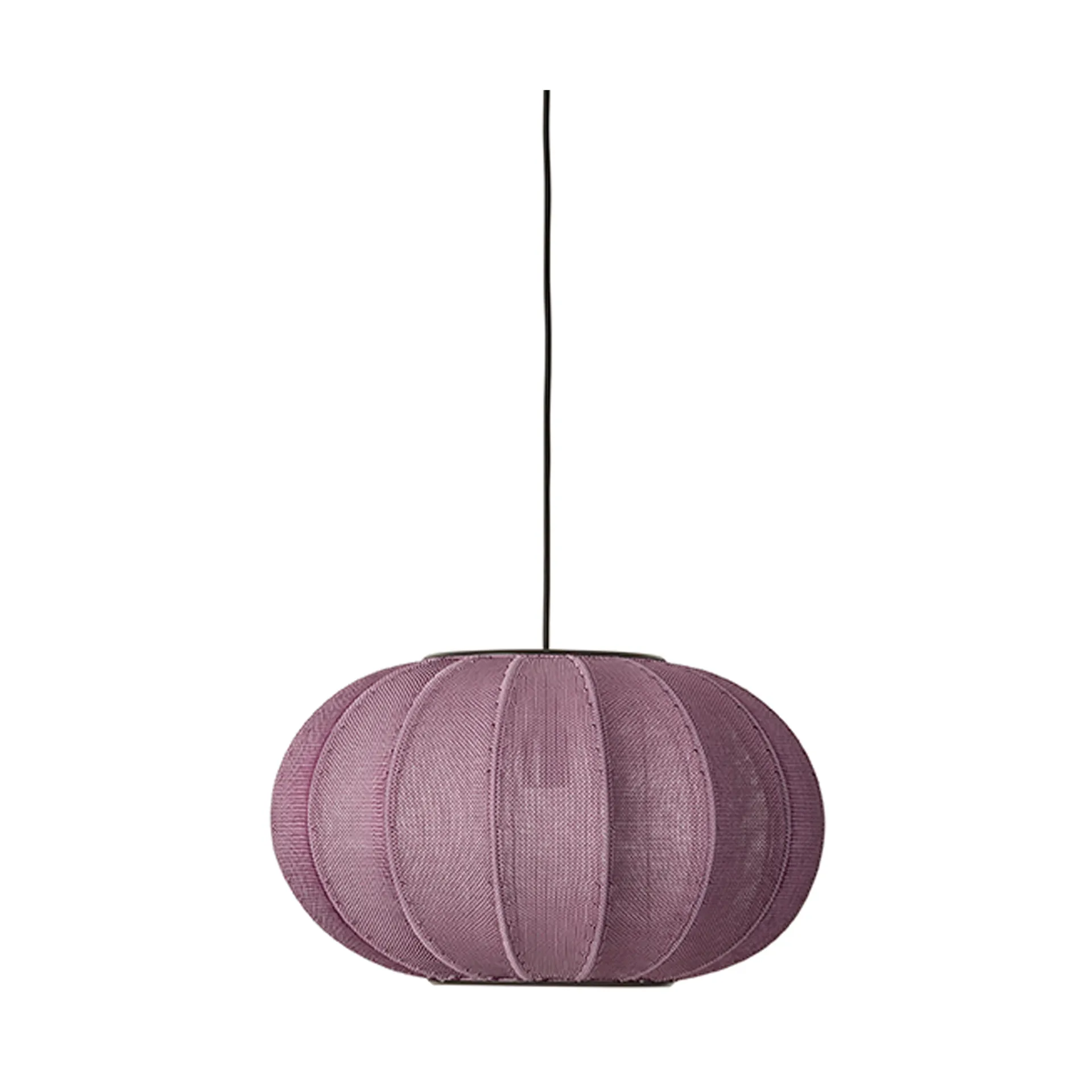 Knit-Wit 45 Oval lampa wisząca, Burgundy Made By Hand