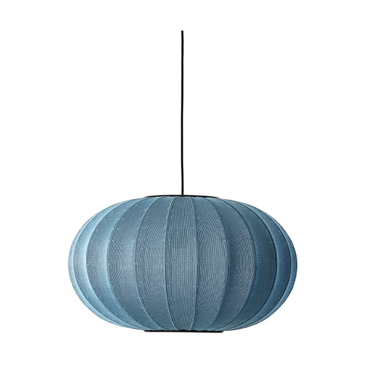 Knit-Wit 57 Oval lampa wisząca - Blue stone - Made By Hand