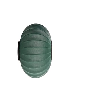 Knit-Wit 57 Owalna lampa ścienna i sufitowa - Tweed green - Made By Hand