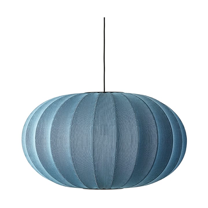 Knit-Wit 76 Oval lampa wisząca - Blue stone - Made By Hand