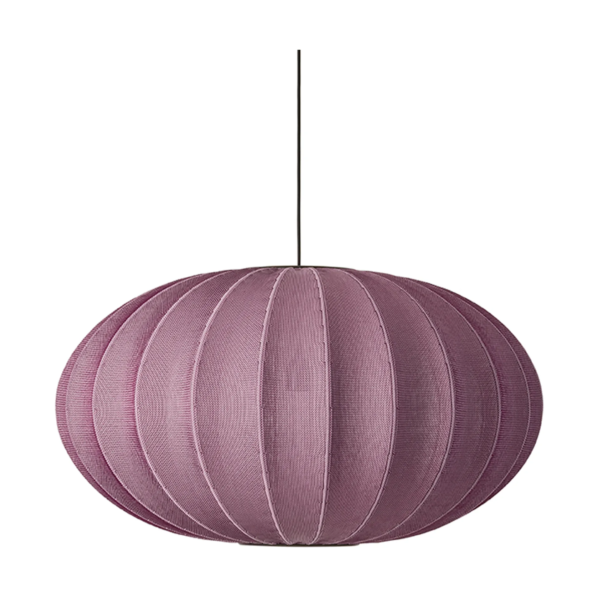 Knit-Wit 76 Oval lampa wisząca, Burgundy Made By Hand