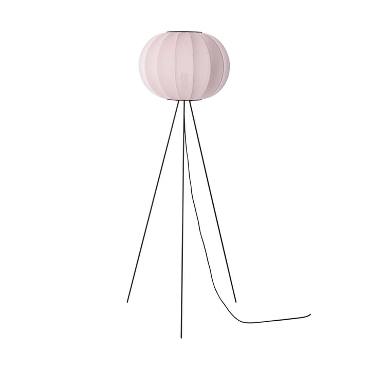 Lampa podłogowa Knit-Wit 45 Round High - Light pink - Made By Hand