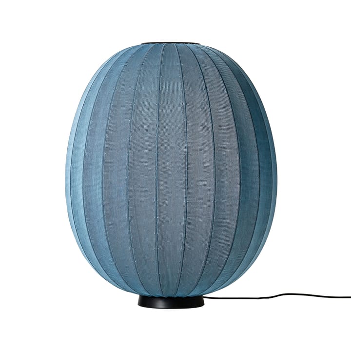 Lampa podłogowa Knit-Wit 65 High Oval Level - Blue stone - Made By Hand