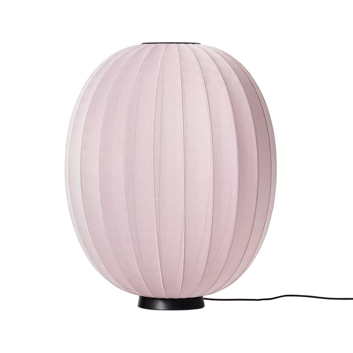 Lampa podłogowa Knit-Wit 65 High Oval Level - Light pink - Made By Hand