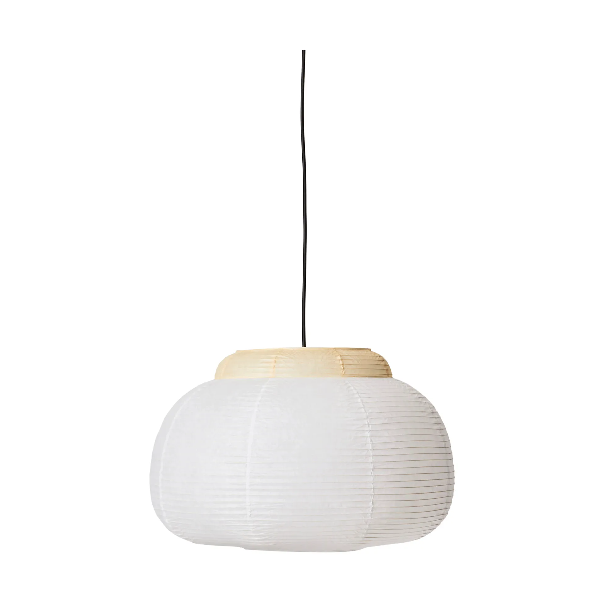 Papier pojedynczy klosz Ø52 cm, Soft yellow Made By Hand