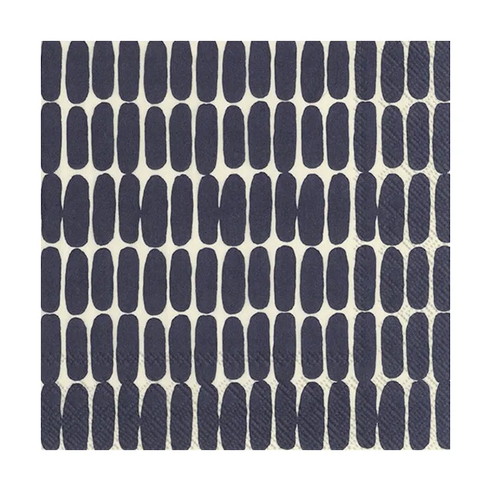 Alku serwetki 33x33 cm 20-pak, Linen-black Marimekko