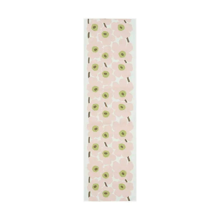 Bieżnik Unikko 45x140 cm - Off white-pink-pear-sand - Marimekko