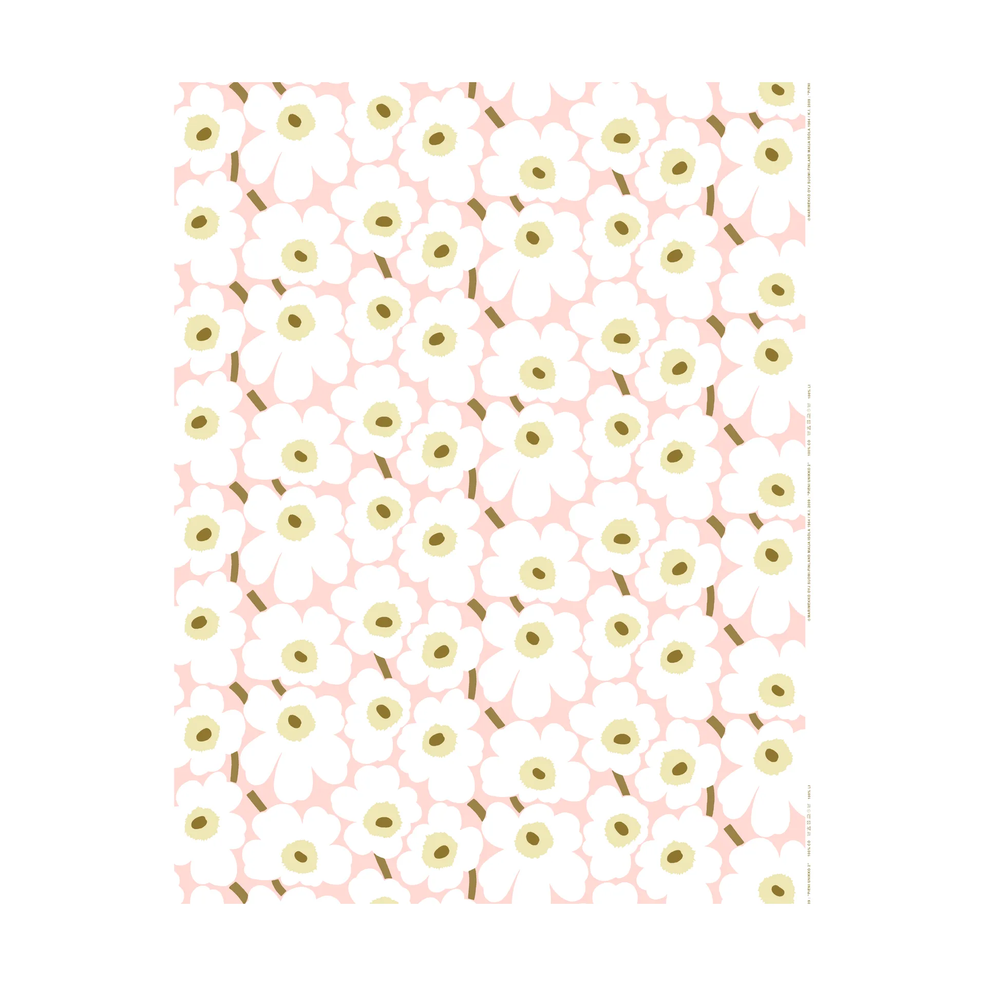 Cerata Pieni Unikko, Pink-natural white-sand Marimekko
