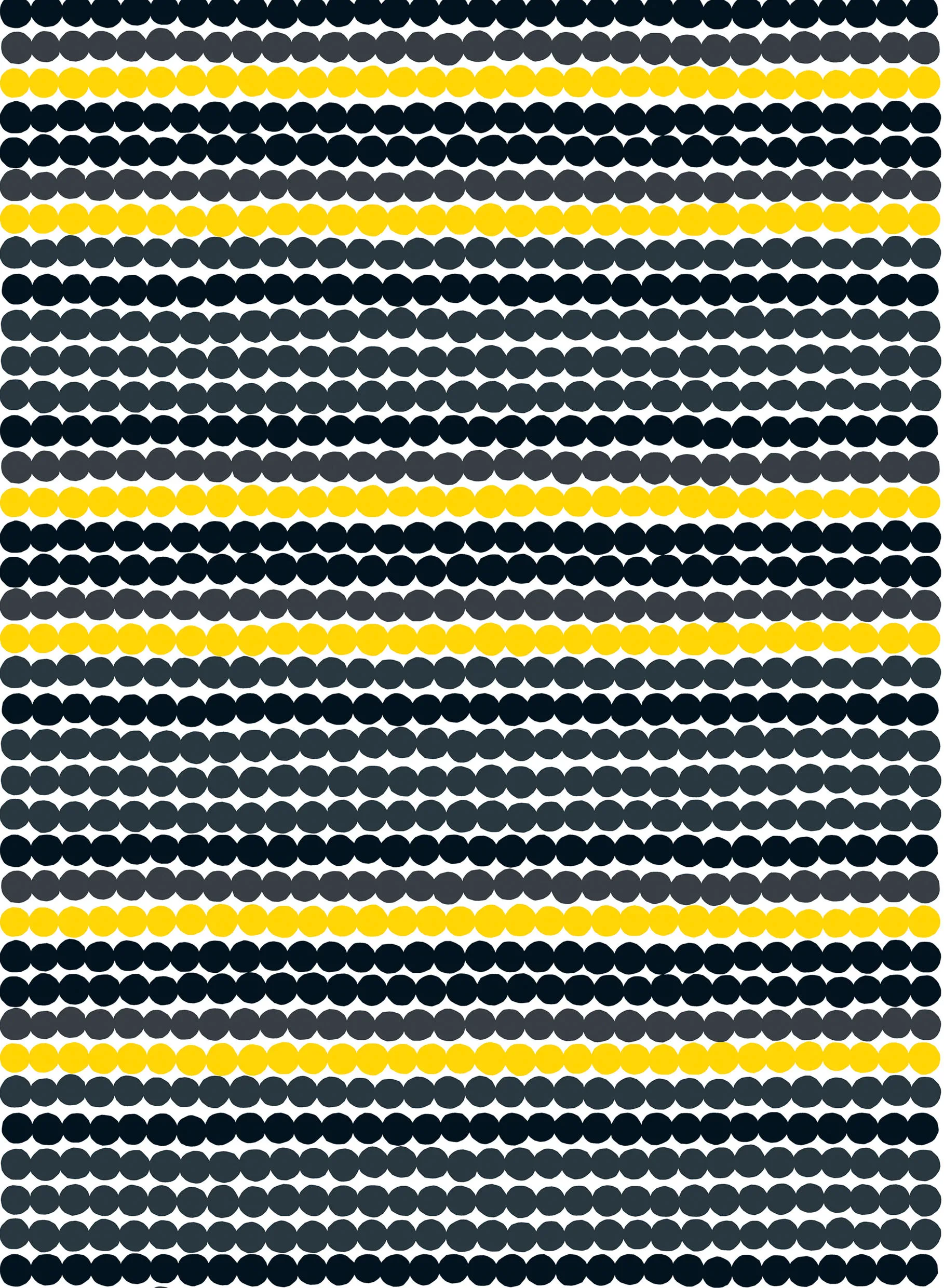 Cerata Räsymatto , Szary-czarny-żółty Marimekko