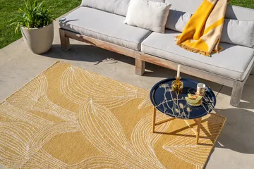 Dywan Kukat puhkeavat outdoor - Straw, 250x350 cm - Marimekko