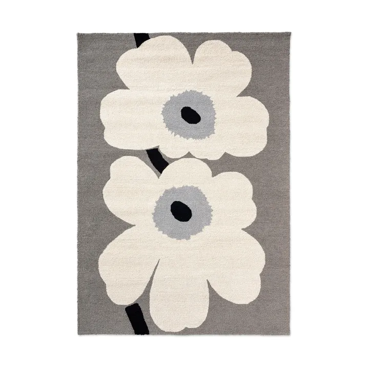 Dywan Unikko anniversary outdoor - Grey, 160x230 cm - Marimekko