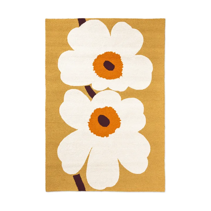 Dywan Unikko anniversary outdoor - Honey, 140x200 cm - Marimekko