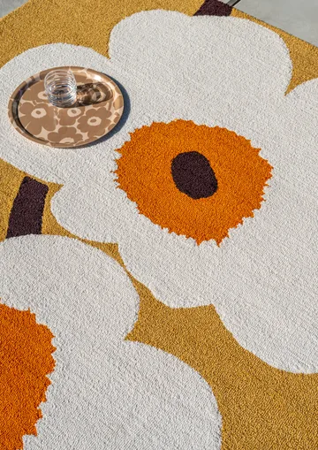 Dywan Unikko anniversary outdoor - Honey, 140x200 cm - Marimekko