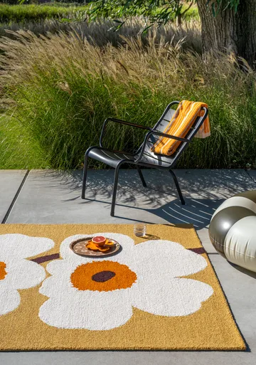 Dywan Unikko anniversary outdoor - Honey, 200x280 cm - Marimekko