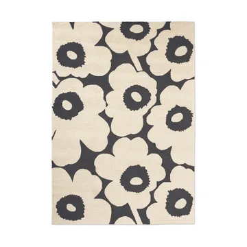 Dywan Unikko outdoor - Charcoal-white, 140x200 cm - Marimekko