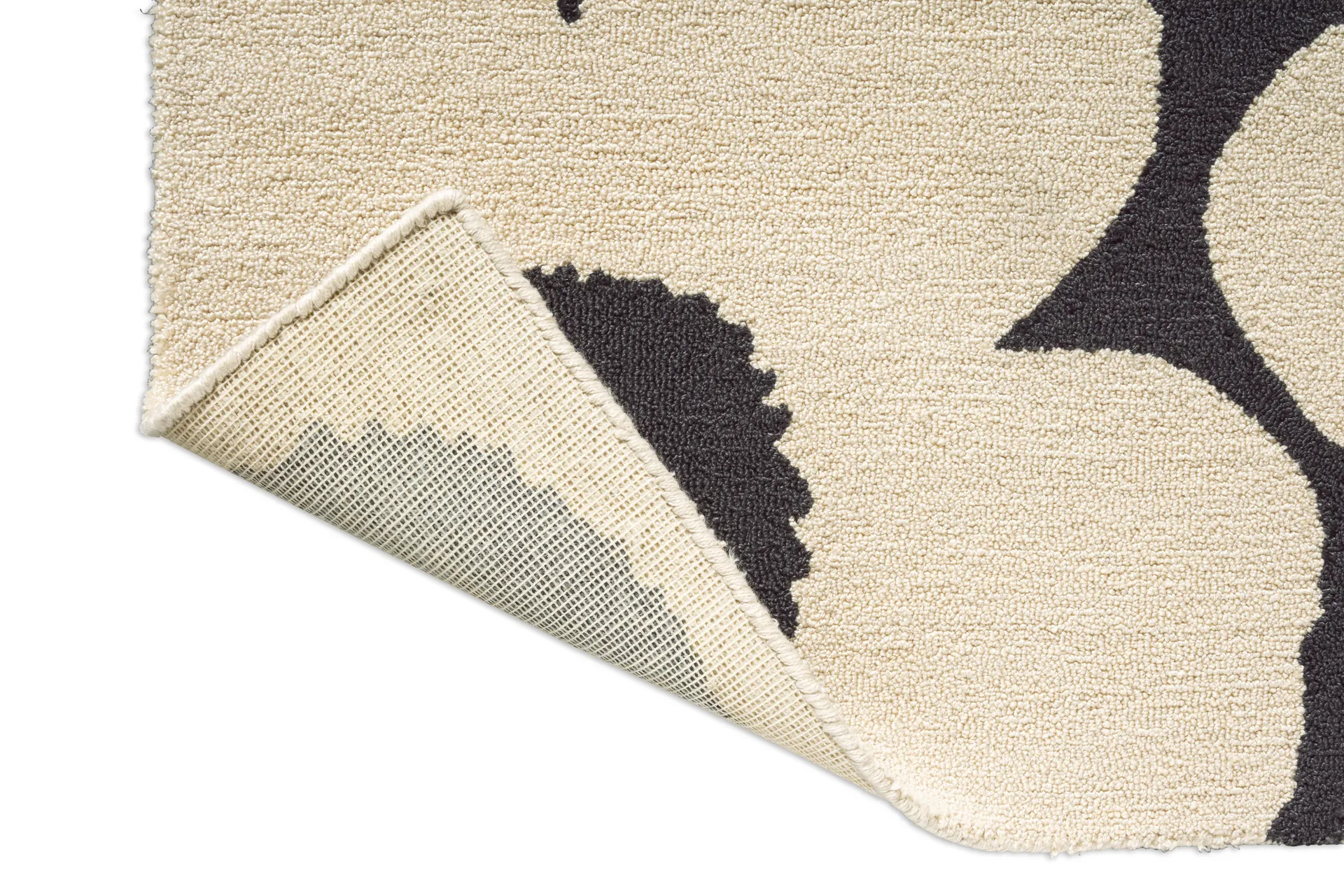 Dywan Unikko outdoor, Charcoal-white, 200x280 cm Marimekko