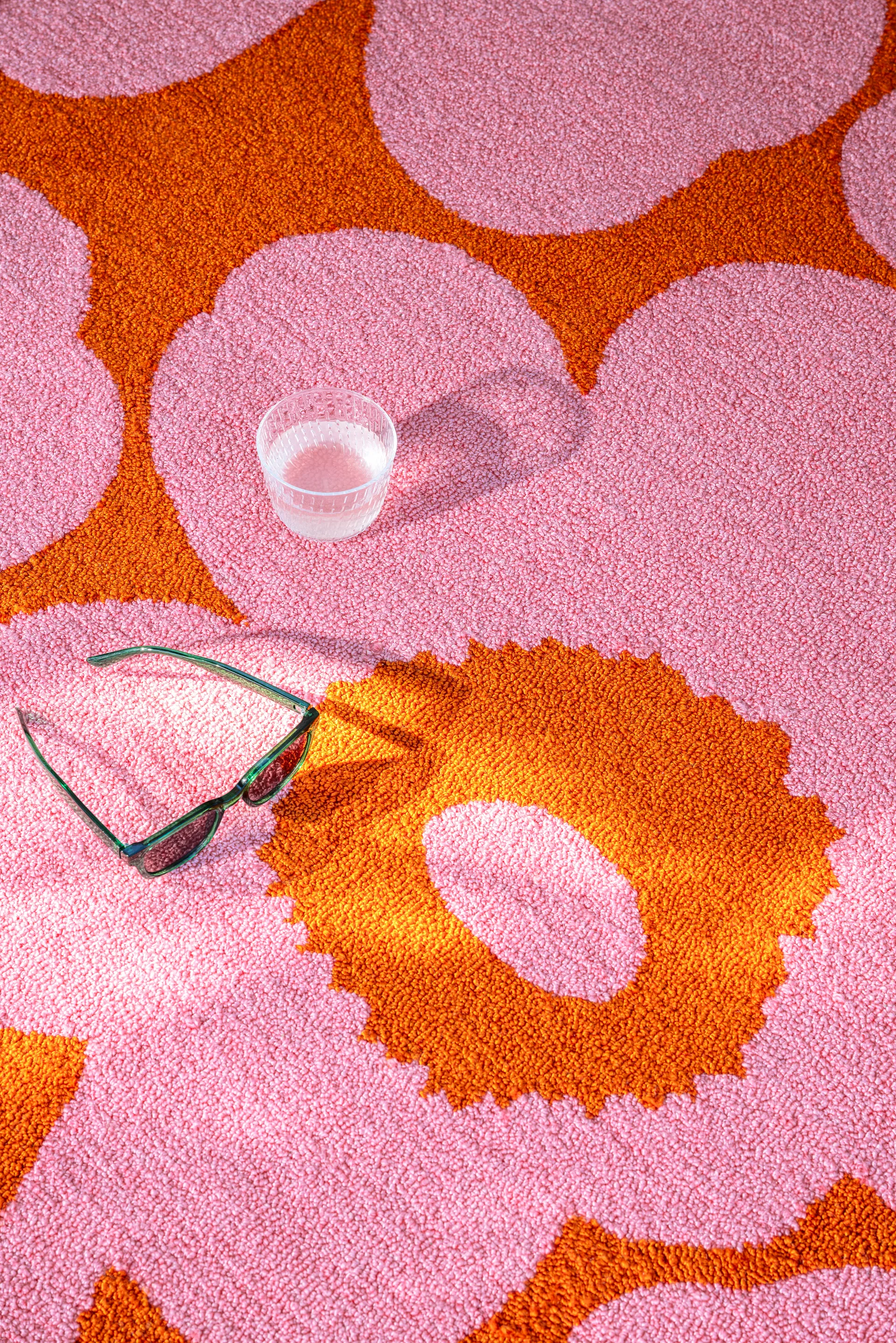 Dywan Unikko outdoor, Pink-orange, 140x200 cm Marimekko